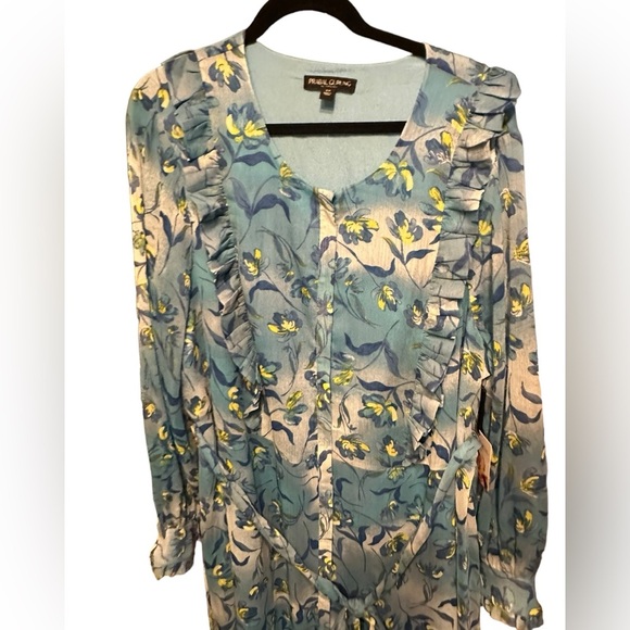 Prabal Gurung paradise blue maxi dress size 2X - Picture 13 of 16